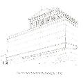 Scetch representation of the retaining wall