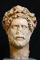 Marble portrait bust of the emperor Hadrian (AD 117-138). Found in Athens in 1933, dated AD 130-140.